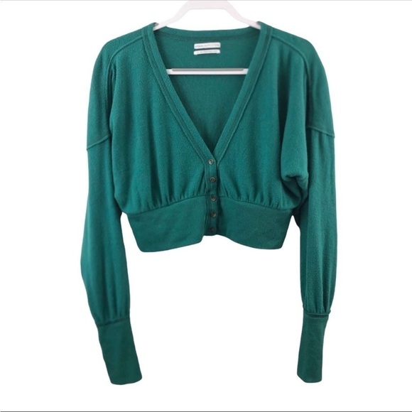 Urban Outfitters Sweaters - Urban Outfitters Crop Top V-Neck Sweater